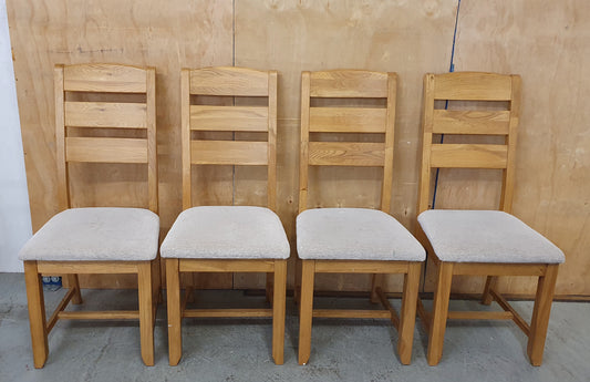 6 Matching Oak Dining Chairs - 104844