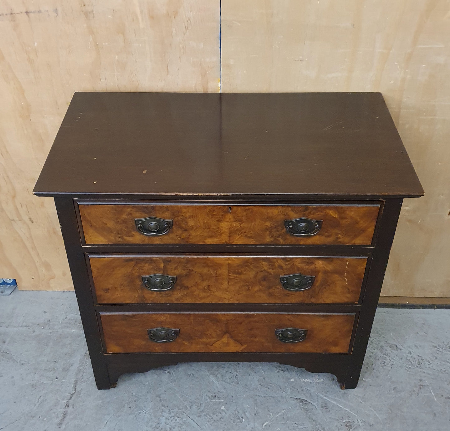 Vintage 3 Drawer Chest of Drawers - 104809
