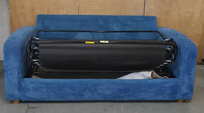DFS Blue Soft Fabric Sofa Bed - 104805