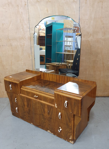 Vintage Dressing Table with Drawers and Mirror - 101659