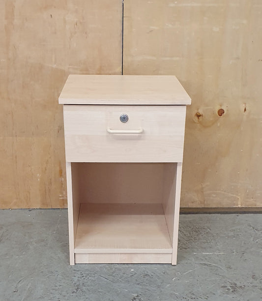 Single Wooden Bedside Cabinet with Drawer - 104378