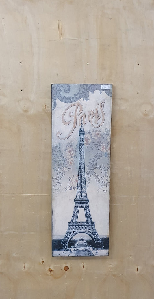 PARIS EIFFEL TOWER Art print Mounted onto Wooden Board - EL102291