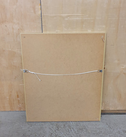 Silver Square Mirror - 104687