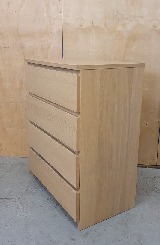IKEA MALM Wood 4 Drawer Chest of Drawers - 104775