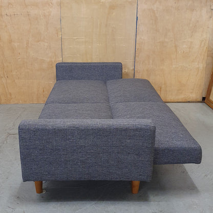 Grey 2 Seater Clik-Clak Sofa Bed - 104868