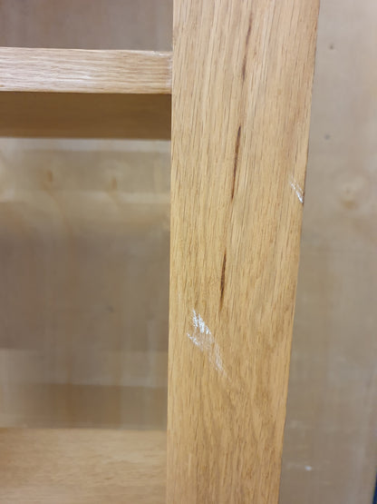 Large Oak Shelving Unit with 8 Sections - 104485