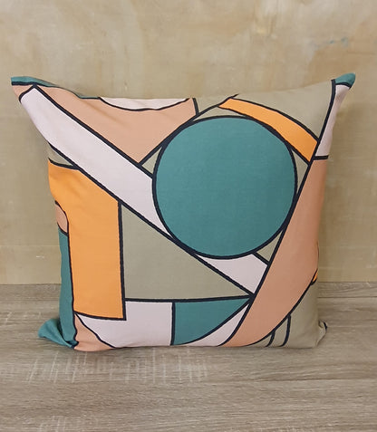 EmeldaMade "The Geometric Series - Orange" Cushion -11024-01