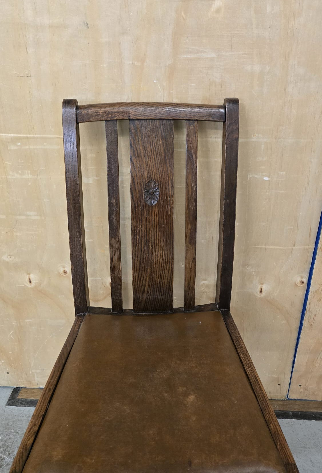 Single Mahogany Vinatge Dining Chair - 140925-03