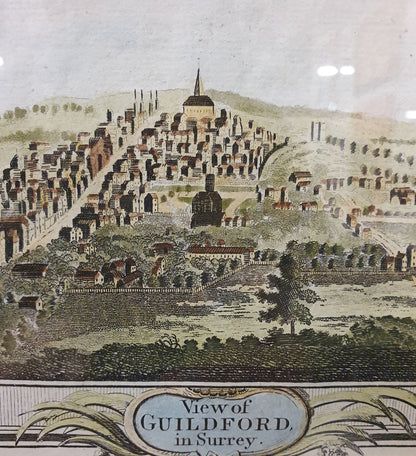 View of Guilford in Surrey Vintage Art Print - 103754