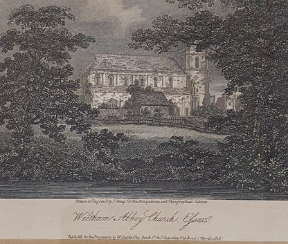 Waltham Abbey Church, Essex Vintage Art Print - 103751