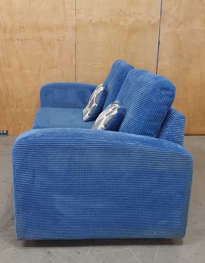 DFS Blue Soft Fabric Sofa Bed - 104805