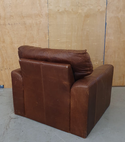 Brown Leather Armchair - 103934