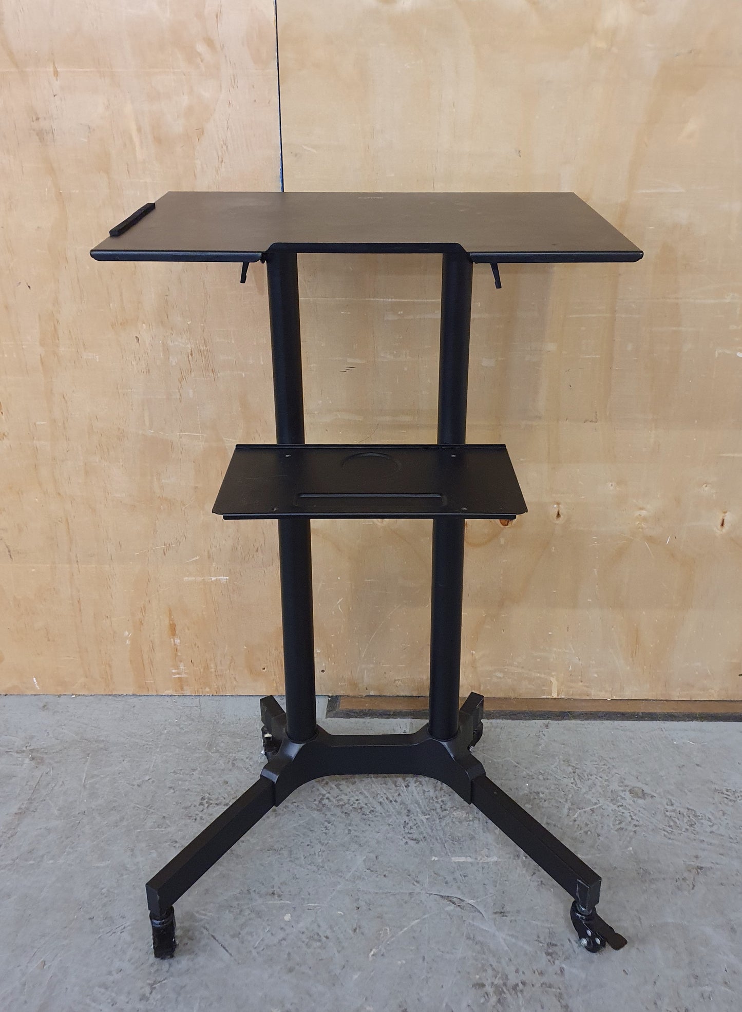 BONTEC Black Alloy Steel Adjustable Mobile Laptop Desk - 104431