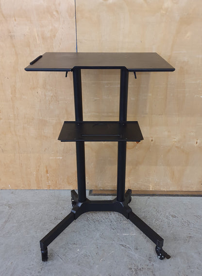 BONTEC Black Alloy Steel Adjustable Mobile Laptop Desk - 104431