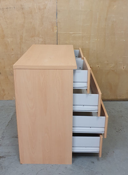 Small 5 Drawer Wood Chest of Drawers - 104865
