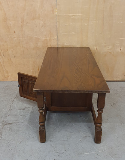 Large Mahogany Coffee Table with Centre Door - EL104936