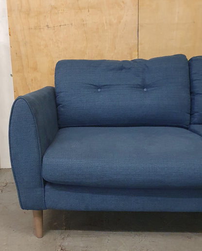 Modern Blue 2 Seater Sofa - 104764