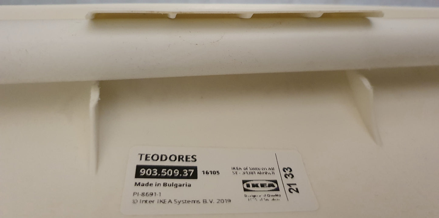 IKEA TEODORES 4 Matching White Stackable Chairs - 104944 / 104945 / 104946 / 104947