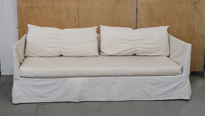 IKEA 3 Seater Cream Sofa with Removable Covers - EL104908