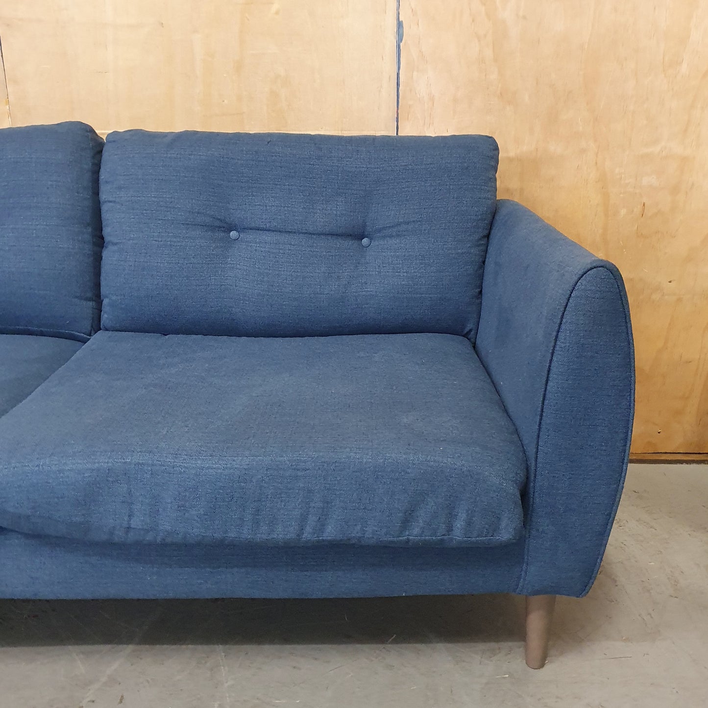Modern Blue 2 Seater Sofa - 104764