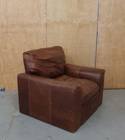 Brown Leather Armchair - 103934