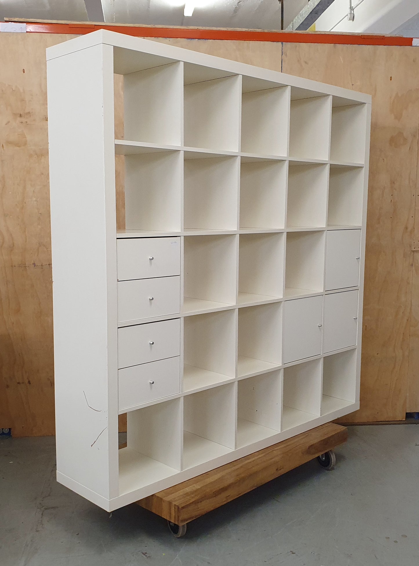 IKEA White Extra Large Kallax Unit with Doors in Areas - 102756