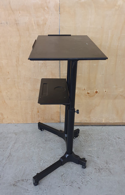 BONTEC Black Alloy Steel Adjustable Mobile Laptop Desk - 104431