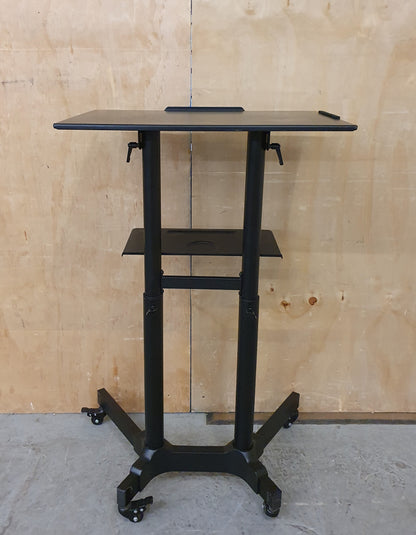 BONTEC Black Alloy Steel Adjustable Mobile Laptop Desk - 104431