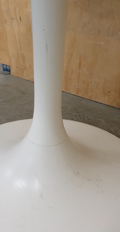 IKEA DOCKSTA White Round Top / Base Dining Table - 104948