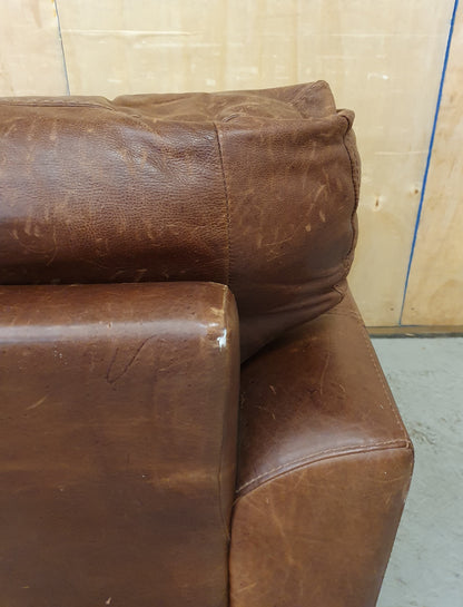 Brown Leather Armchair - 103934