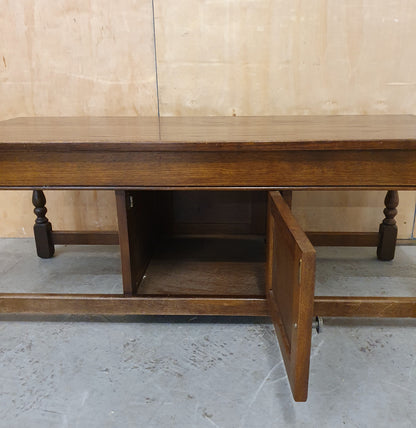 Large Mahogany Coffee Table with Centre Door - EL104936