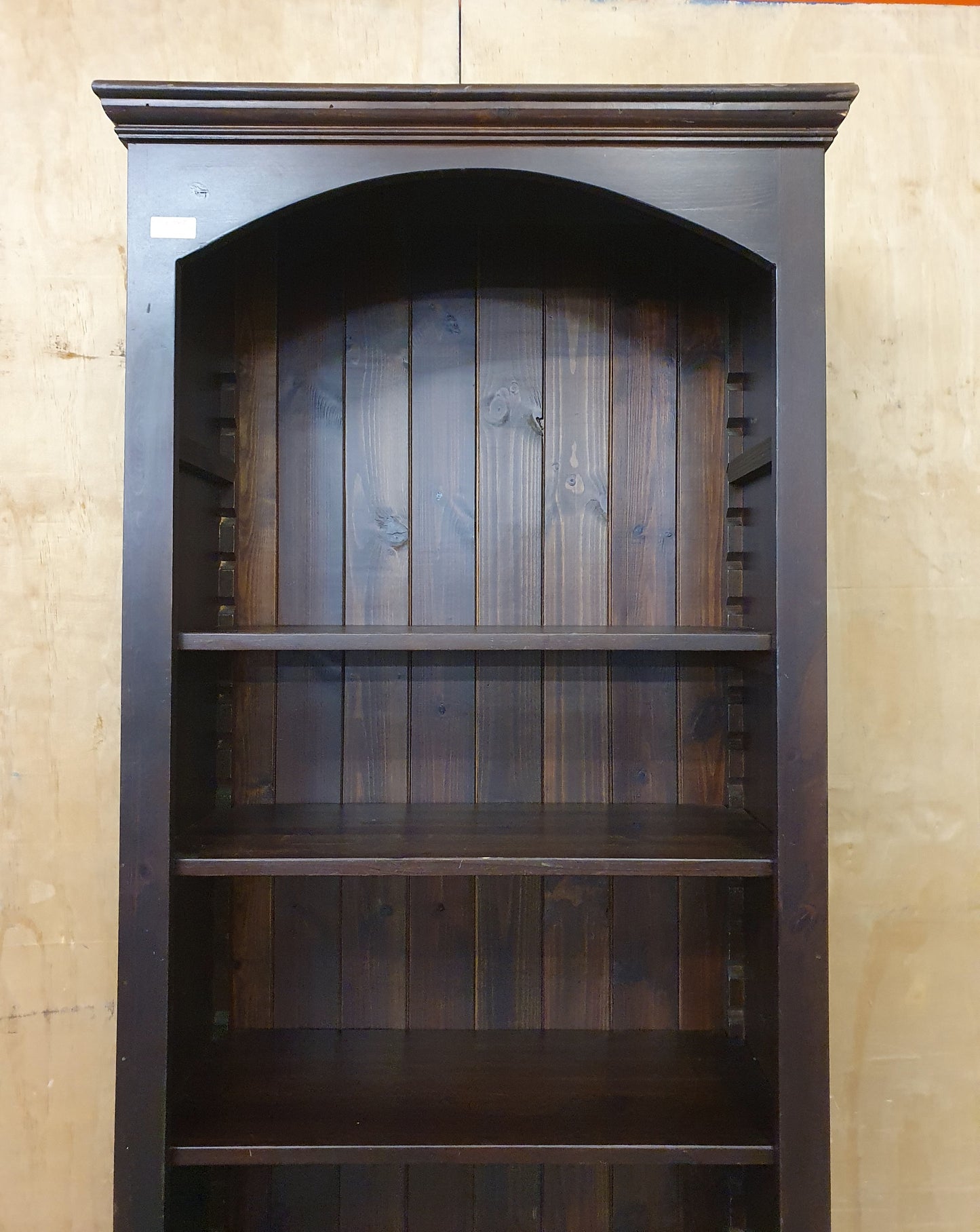 Large Mahogany Bookcase with Removable Shelves - 104768