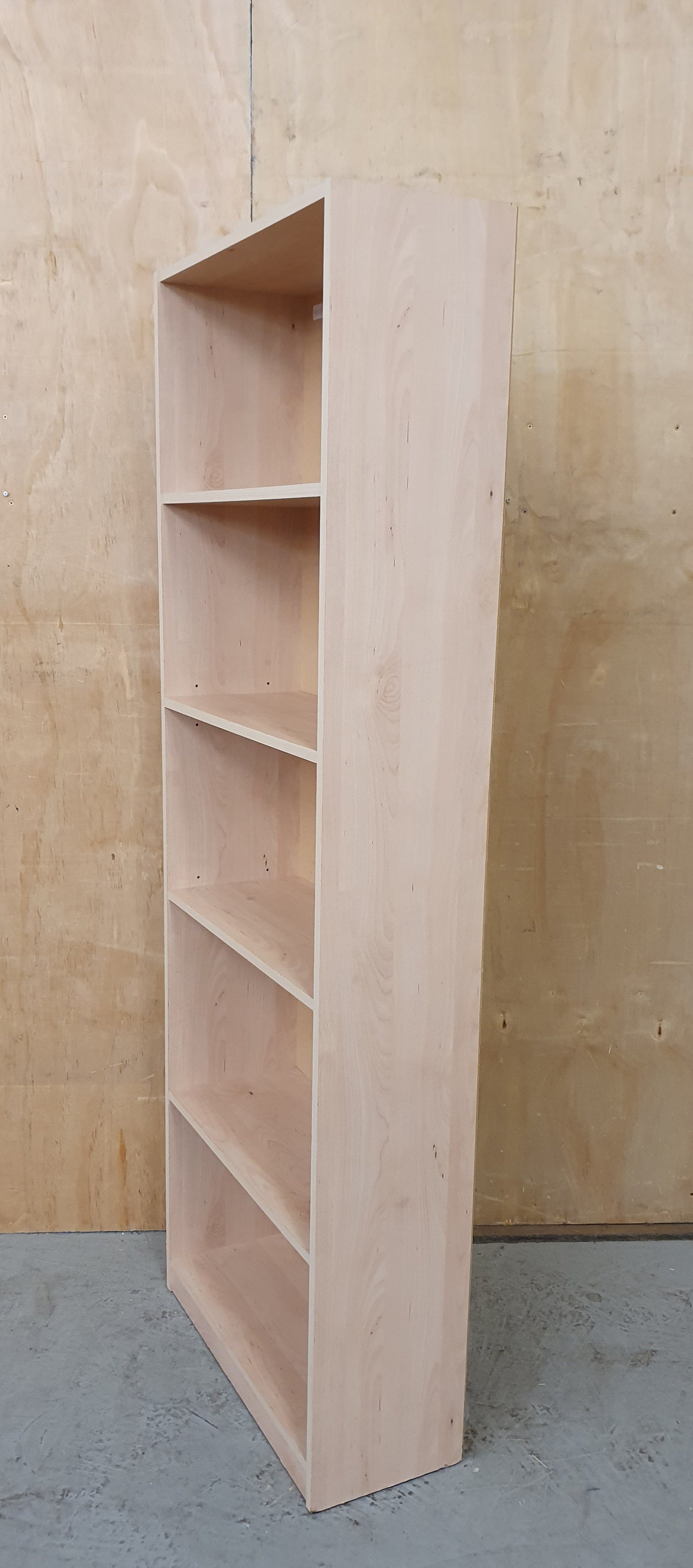 Tall Wooden Bookcase - 250924-01