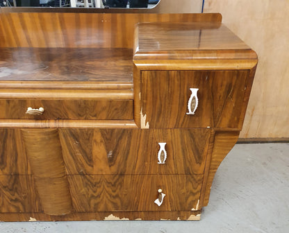 Vintage Dressing Table with Drawers and Mirror - 101659