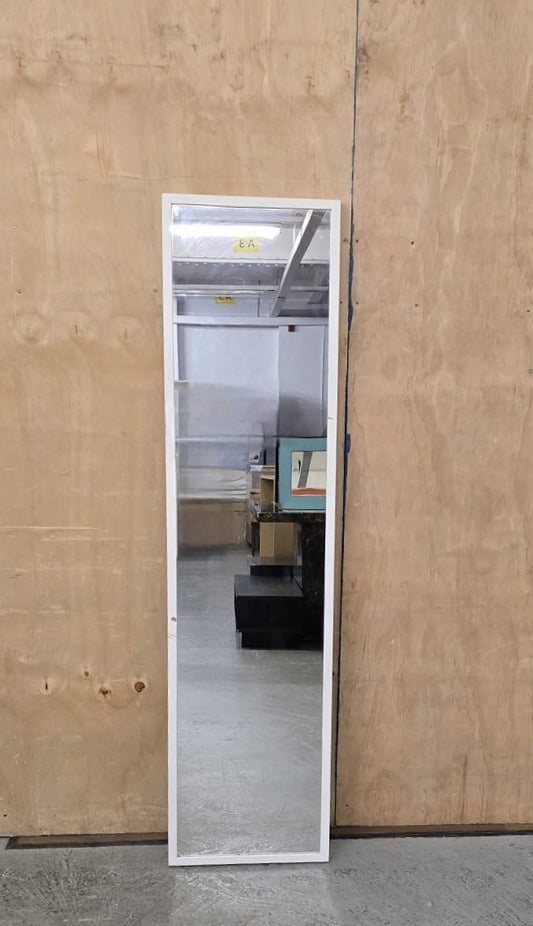 IKEA STAVE White Frame Full Length Mirror - 140925-12