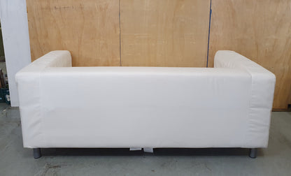 IKEA KLIPPAN White 2 Seater Sofa - 104858