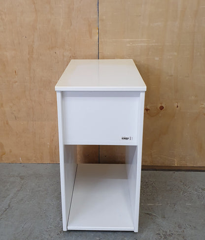 IKEA Wood White Cabinet with 1 Top Drawer - EL104480