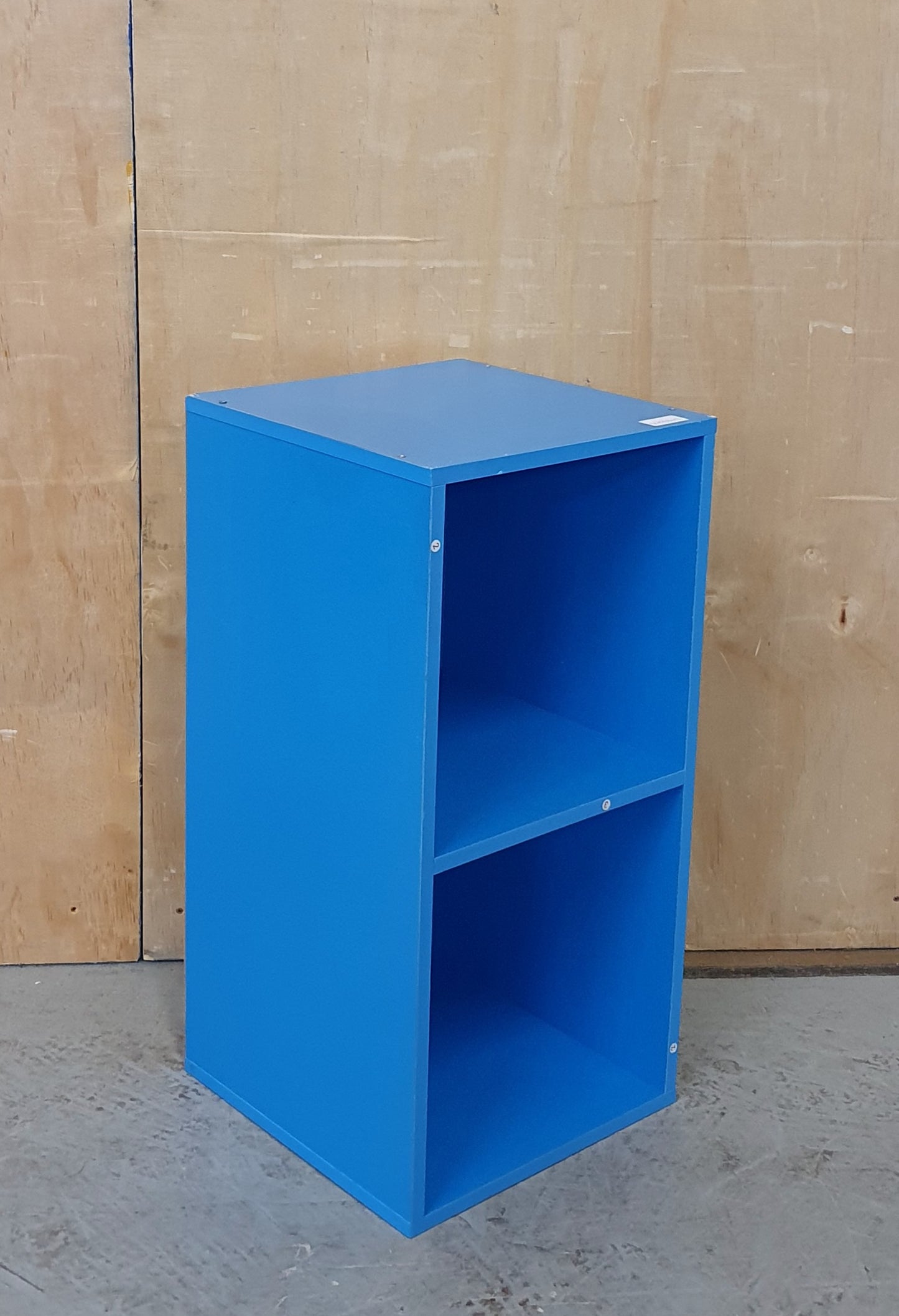 Blue Small Wooden Shelving Unit - EL102843