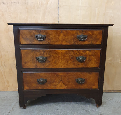 Vintage 3 Drawer Chest of Drawers - 104809