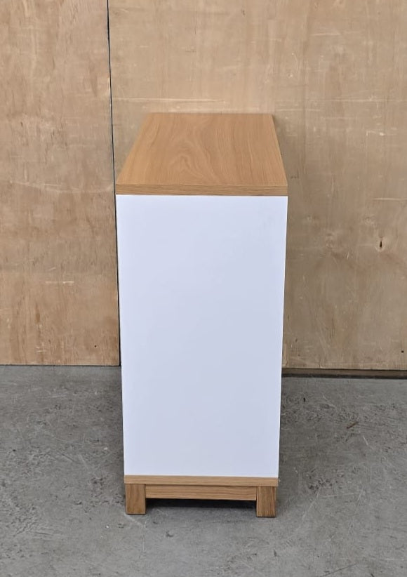 White and Grey Wooden Shoe Storage - 104723