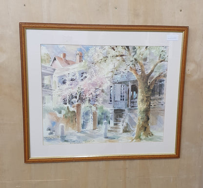 House with Tree Watercolour Painting - EL101481