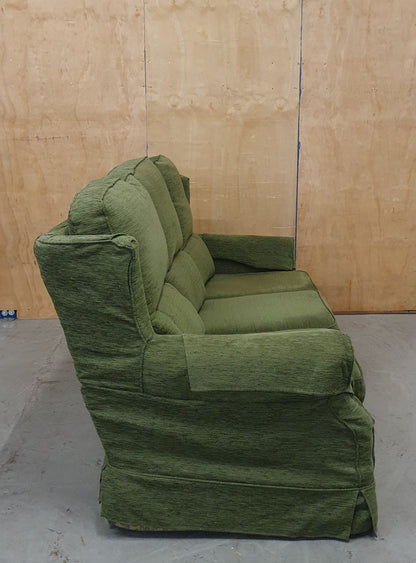 Green Fabric 2 Seater Sofa - 104896