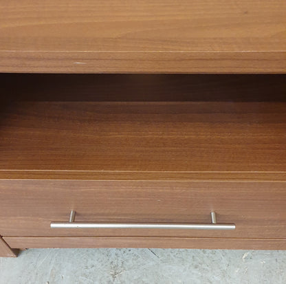 Large Heavy Duty Wooden TV Stand with 1 Glass Door and 1 Drawer - EL104356