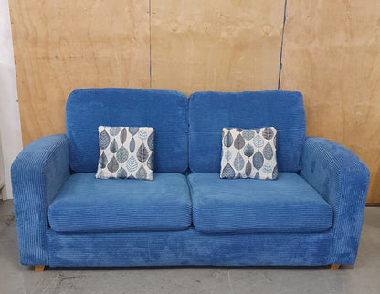 DFS Blue Soft Fabric Sofa Bed - 104805