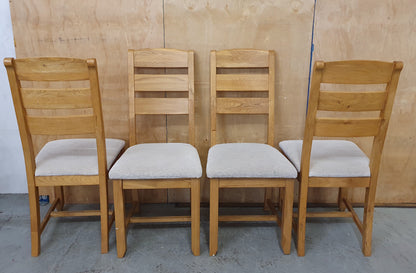6 Matching Oak Dining Chairs - 104844
