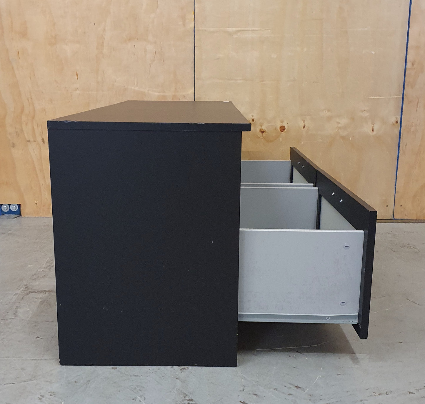IKEA BRIMNES Black TV Stand with 2 Deep Drawers - 104783