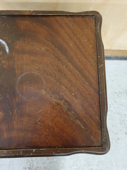 Small Mahogany Side Table with Slim Legs - EL103508
