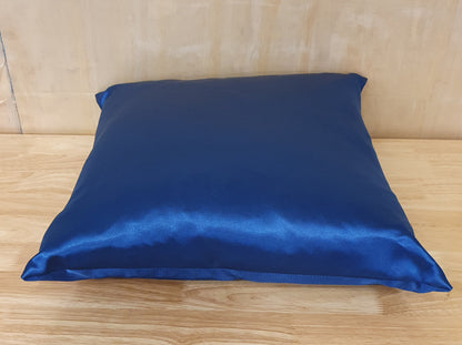 Navy Blue Silky Single Cushion - LQ100855