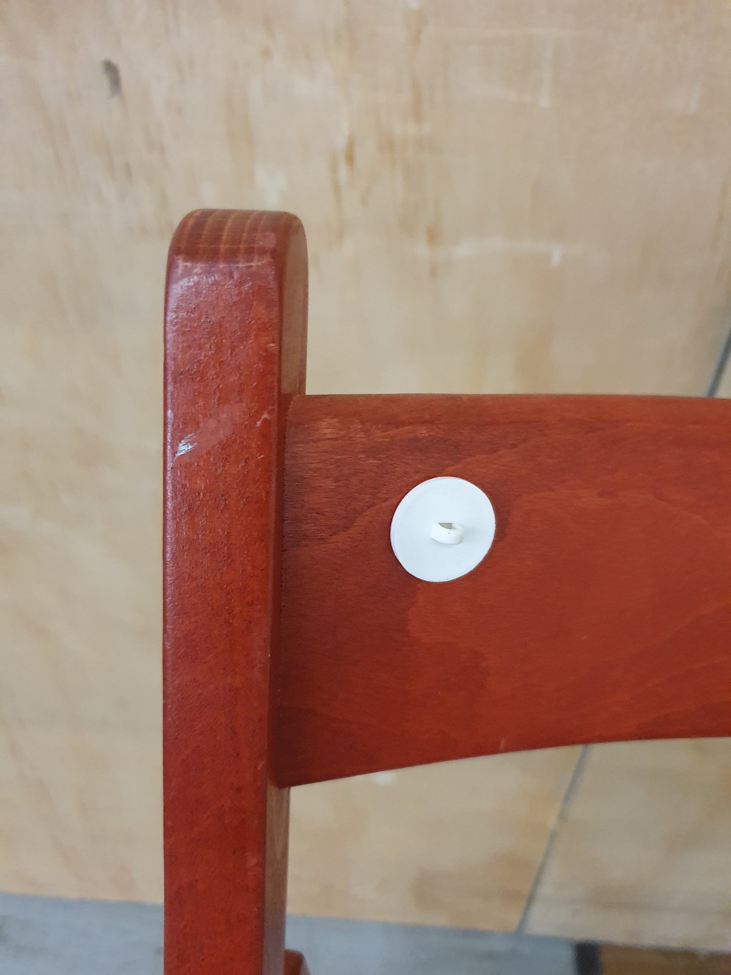 IKEA Single Red Wooden Slatted Seat Folding Chair - 103854