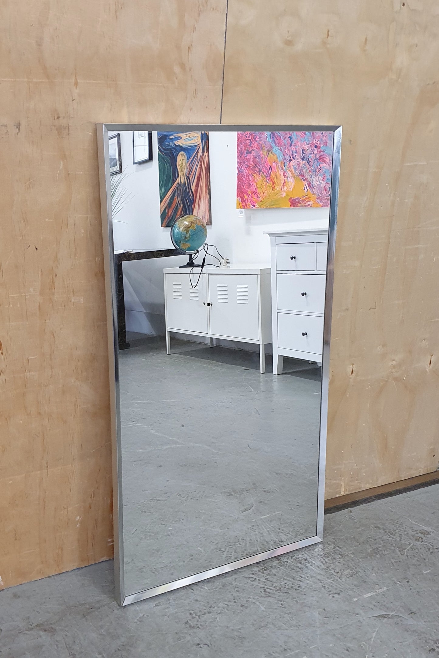 Silver Rectangular Mirror - 104488